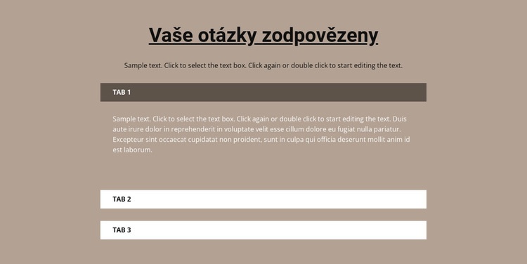 Vaše oblíbené otázky Šablona CSS