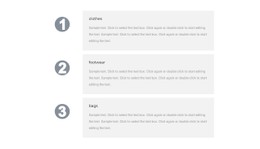 Our Three Advantages Landing Page