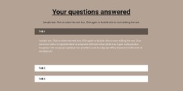 Your Popular Questions Free CSS Template