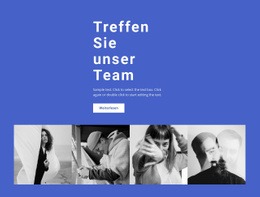 Galerie Mit Unseren Mitarbeitern – Responsive HTML5-Vorlage