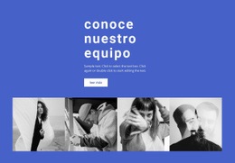 Galería Con Nuestros Empleados: Página De Destino Creativa Multipropósito