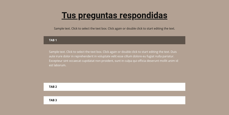 Tus preguntas populares Plantilla HTML