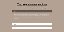 Plantilla CSS Para Tus Preguntas Populares