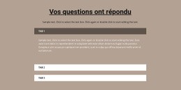 Vos Questions Populaires