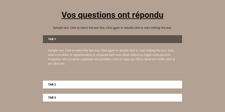 Vos questions populaires Créateur de site Web HTML