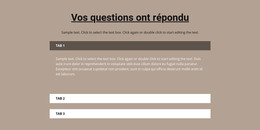 Vos Questions Populaires