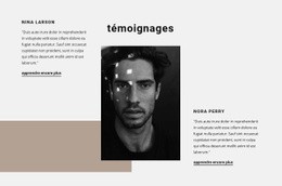 Impressions De Travailler Avec Nous – Modèle De Page HTML5