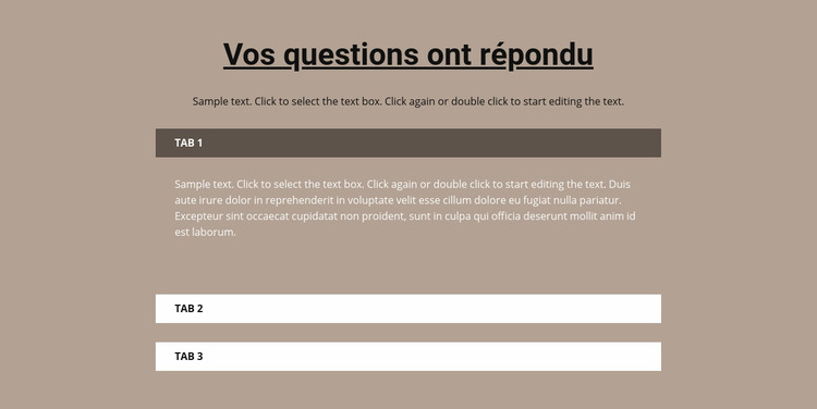 Vos questions populaires Modèle Joomla