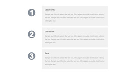 Inspiration De Site Web Pour Nos Trois Avantages