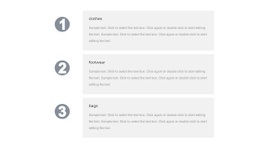 Our Three Advantages - Customizable Professional Html Code