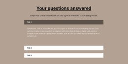 Your popular questions - Html Code Example by Nicepage