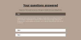 Your popular questions - Website Template by Nicepage