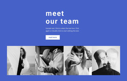 Gallery With Our Employees - HTML Website