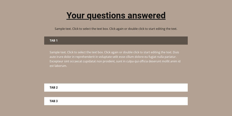 Your popular questions HTML5 Template