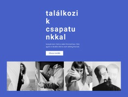 Galéria Munkatársainkkal - HTML Webhelysablon