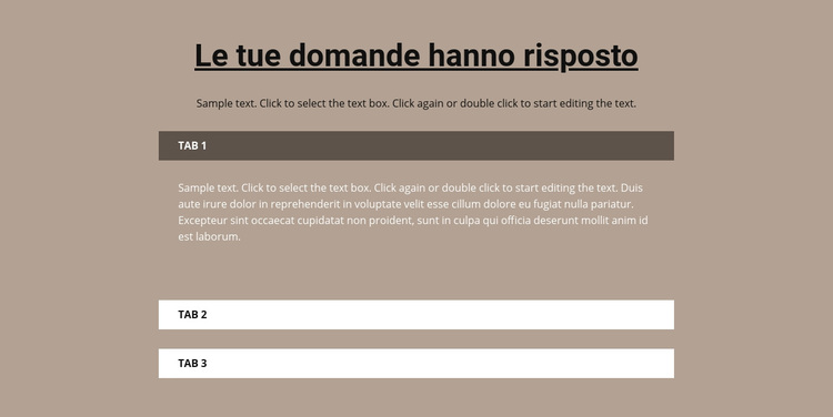 Le tue domande popolari Tema WordPress