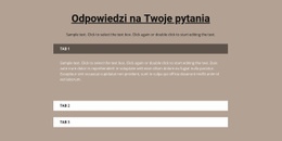 Twoje Popularne Pytania - Responsywny Projekt Strony Internetowej