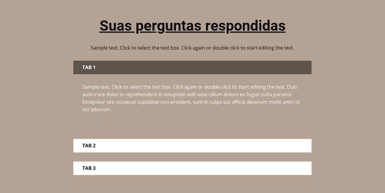 Suas perguntas populares Template CSS