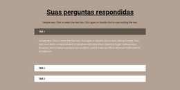 Suas Perguntas Populares - Download De Modelo HTML