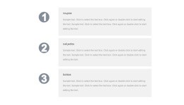 Nossas Três Vantagens - Página De Destino Gratuita, Modelo HTML5