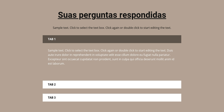 Suas perguntas populares Tema WordPress