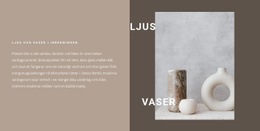 Ljus Och Vaser I Inredningen - E-Handelswebbplats