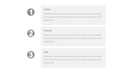 Our Three Advantages - Responsive Website Templates