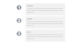 Üç Avantajımız - Duyarlı HTML5 Şablonu