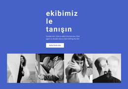 Çalışanlarımızla Galeri - HTML Web Sitesi Şablonu