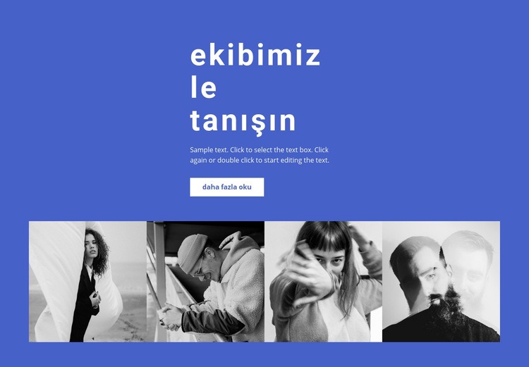 Çalışanlarımızla galeri Web Sitesi Mockup'ı