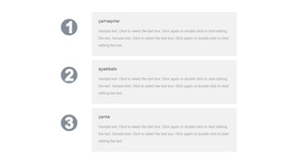 Üç Avantajımız - En Iyi WordPress Teması