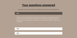 Css Template For Your Popular Questions