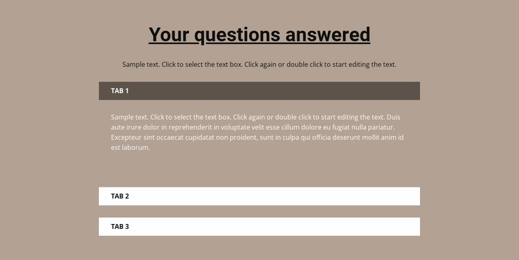Your popular questions eCommerce Template