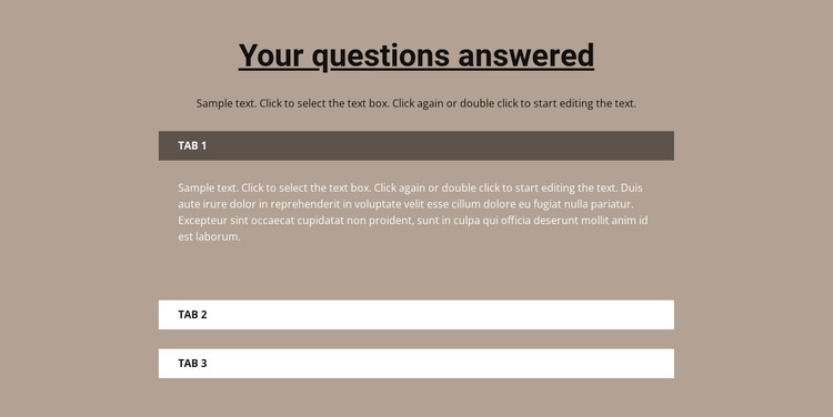 Your popular questions WordPress Theme