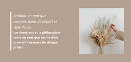 Décorations Floristiques – Modèle De Site Web HTML