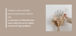 Decorazioni Floristiche - Design Del Sito Web Scaricabile Gratuitamente