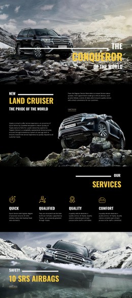 Dobyvatelské Auto Land Cruiser