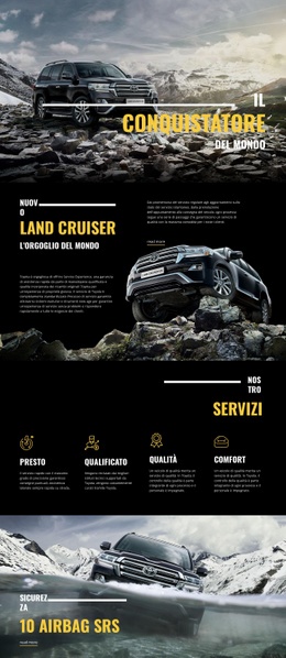Land Cruiser Conquistatore Auto - HTML Ide