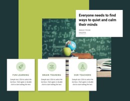 CSS Layout For Mental Training Activities