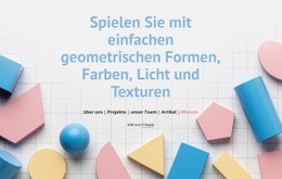 Spiel Mit Geometrischen Formen - Website Creation HTML