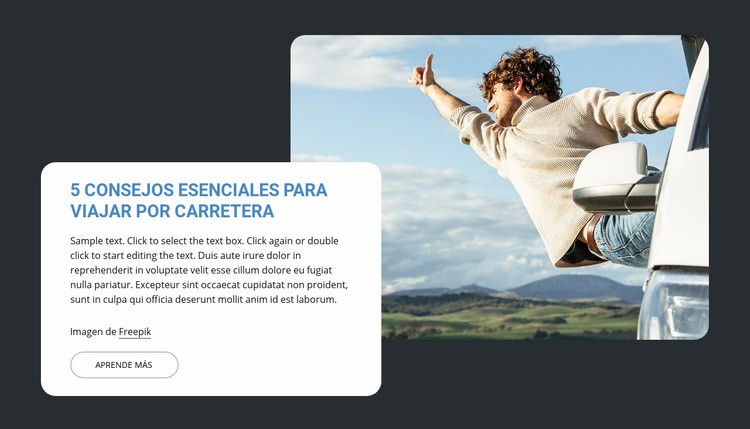 5 viajes esenciales por carretera Diseño de páginas web