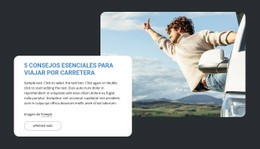 5 Viajes Esenciales Por Carretera - Plantilla De Sitio Web Gratuita