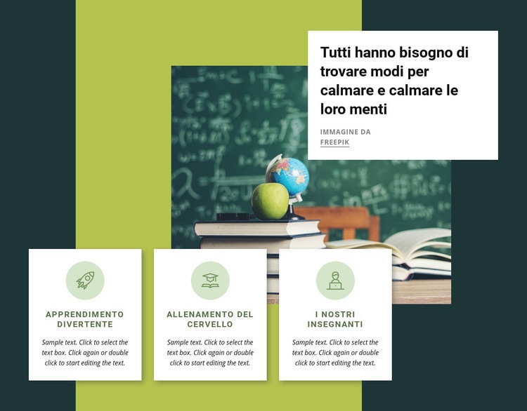 Attività di formazione mentale Modelli di Website Builder