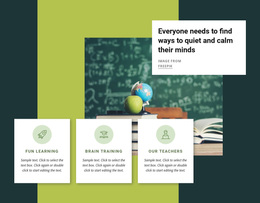 Mental Training Activities - Responsive Template