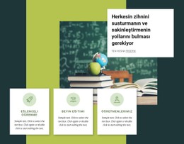 Zihinsel Eğitim Faaliyetleri Için CSS Düzeni