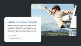 5 Önemli Yol Gezisi - Yaratıcı, Çok Amaçlı Site Tasarımı