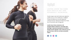 Laufen Kann Stress Reduzieren - Website-Vorlagen