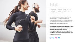 Correr Puede Reducir El Estrés - Webpage Editor Free