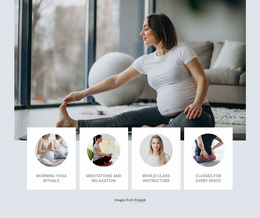 Pregnancy Yoga Class - Online HTML Generator