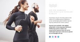 Koşmak Stresi Azaltabilir - Web Sitesi Şablonları